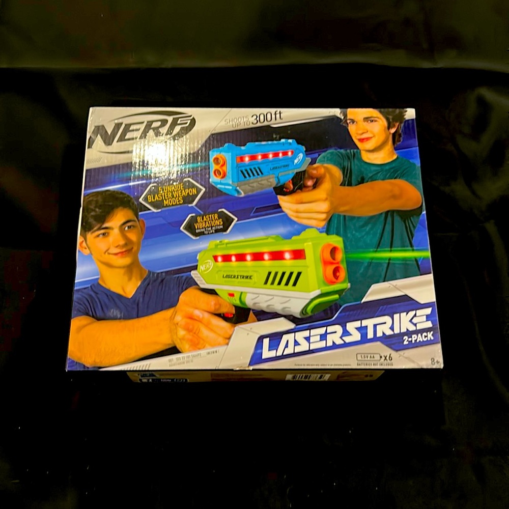 Nerf laser strike guns